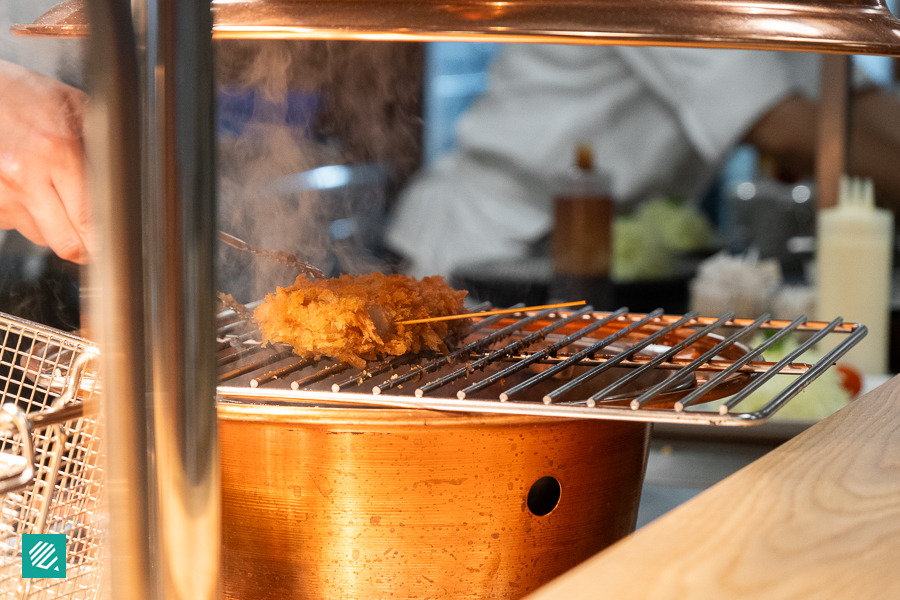 Charcoal grilled tonkatsu