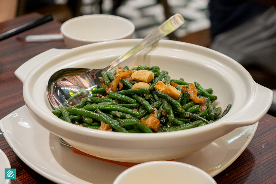 Lo Hey HK Seafood- Sizzling French Beans with Shrimp