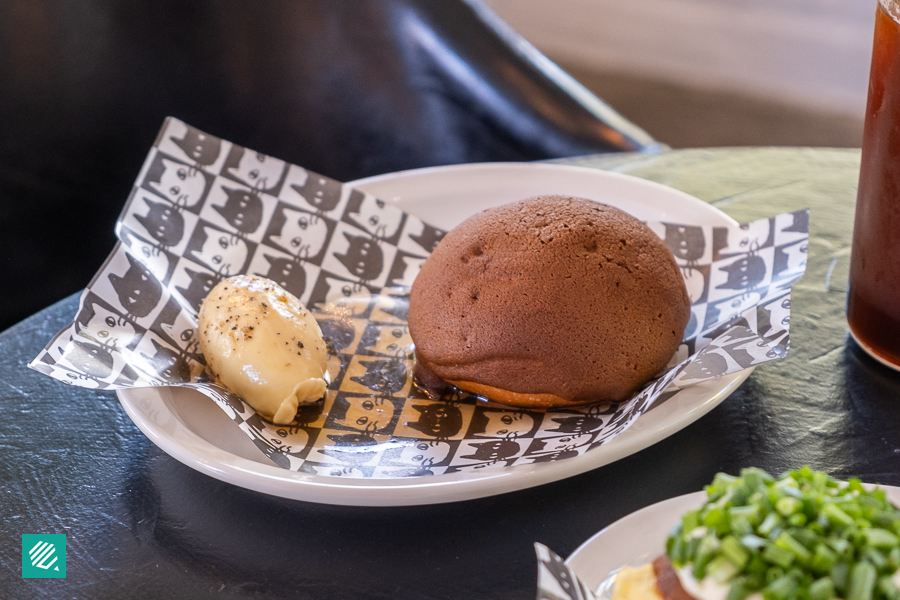 Mocha Bun with Maple Syrup Aged Butter