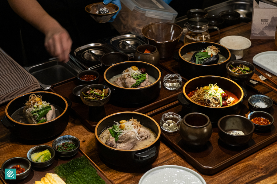 MODU Samgyetang menu