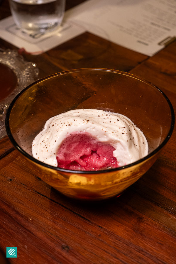 Rose Sorbet and Love Cake