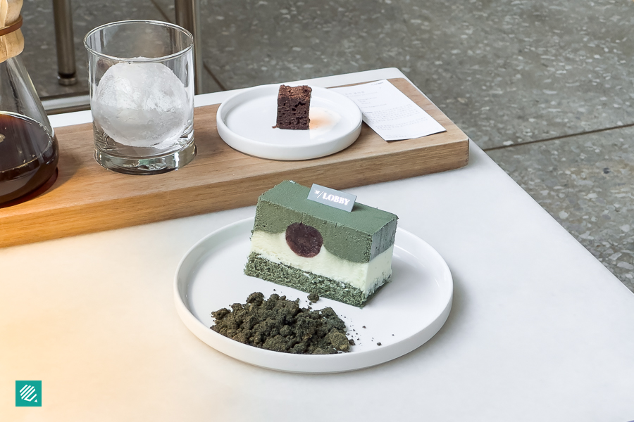 Mugwort Tiramisu from 3F Lobby Cafe Yongsan