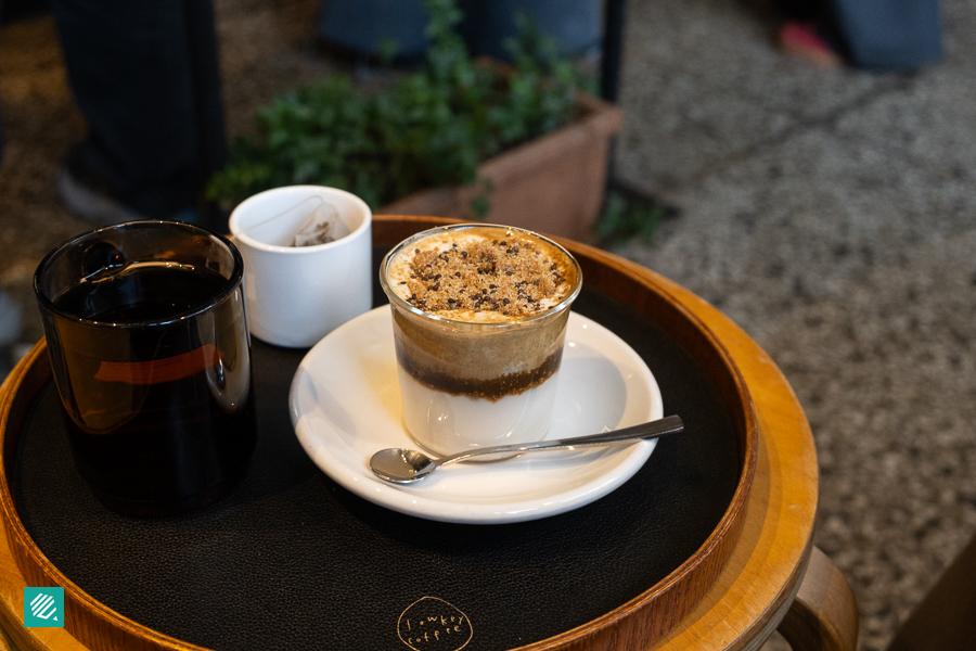 Perilla Seeds Rice Latte from Lowkey Coffee in Seongsu