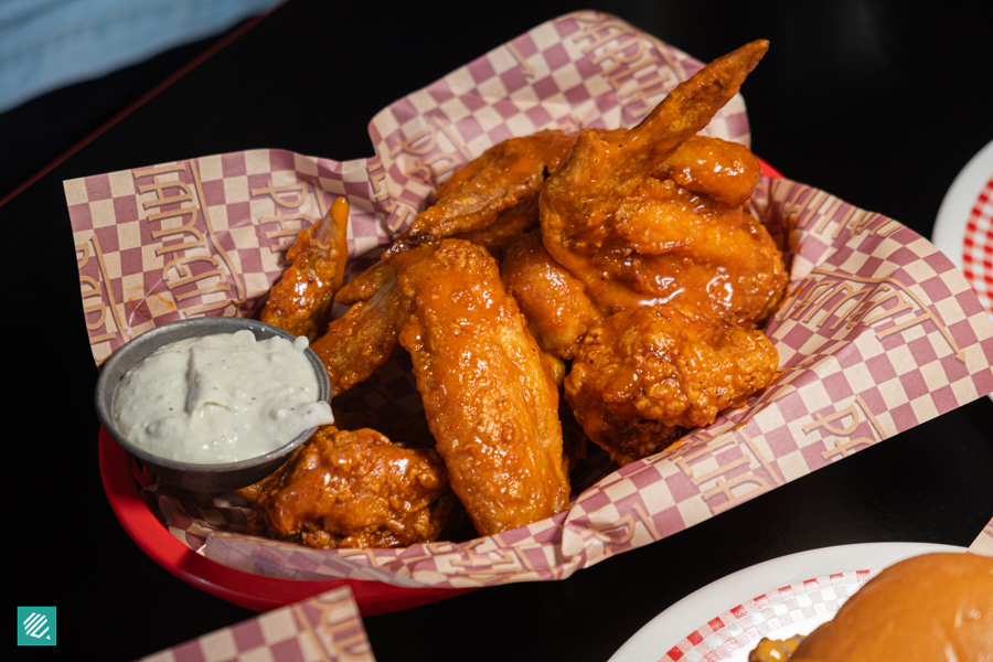 Buffalo & Blue Cheese Chicken Wings 