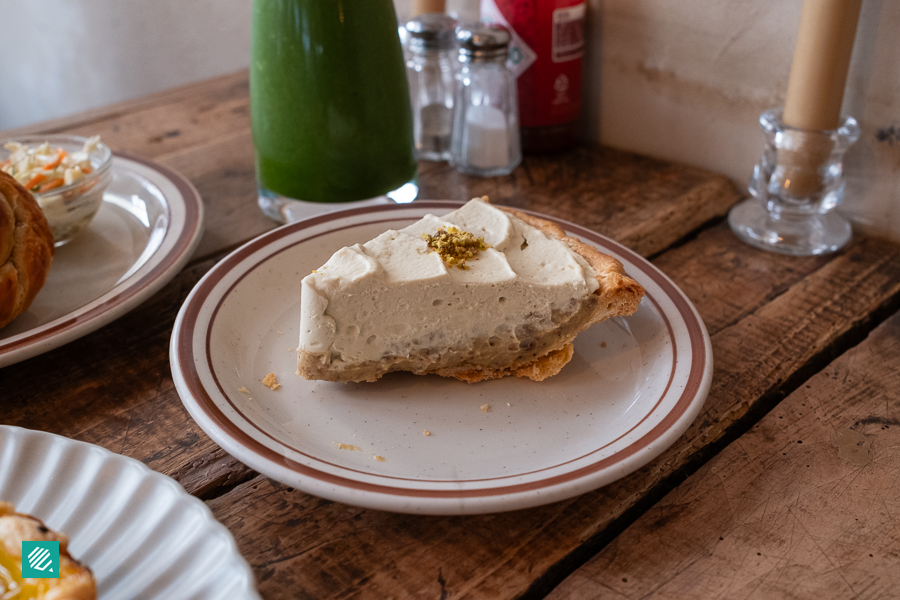 Pies on Display at Ginger Bear - Seoul Cafe