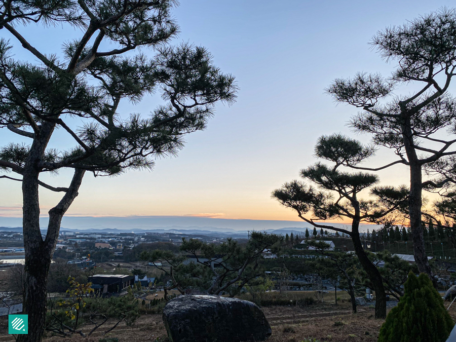 Sunrise view of Icheon, Gyeonggi-do