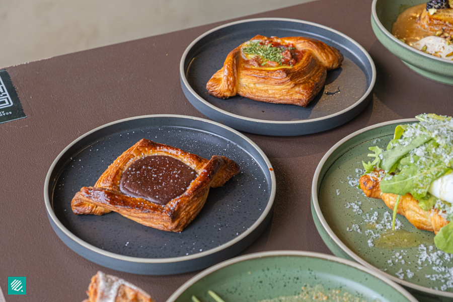 Shakshuka Danish, Chocolate Danish 