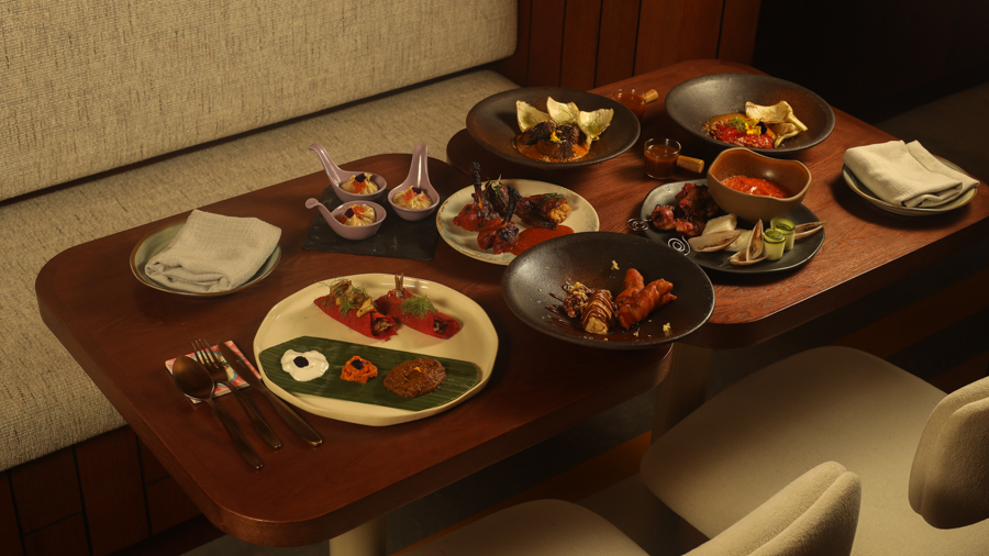 Food menu at Meh'r by Inderpal