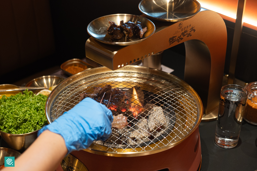 Charcoal clay stone BBQ 