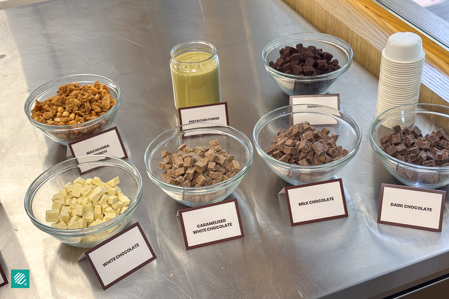 Ingredients in Messina's Gelato