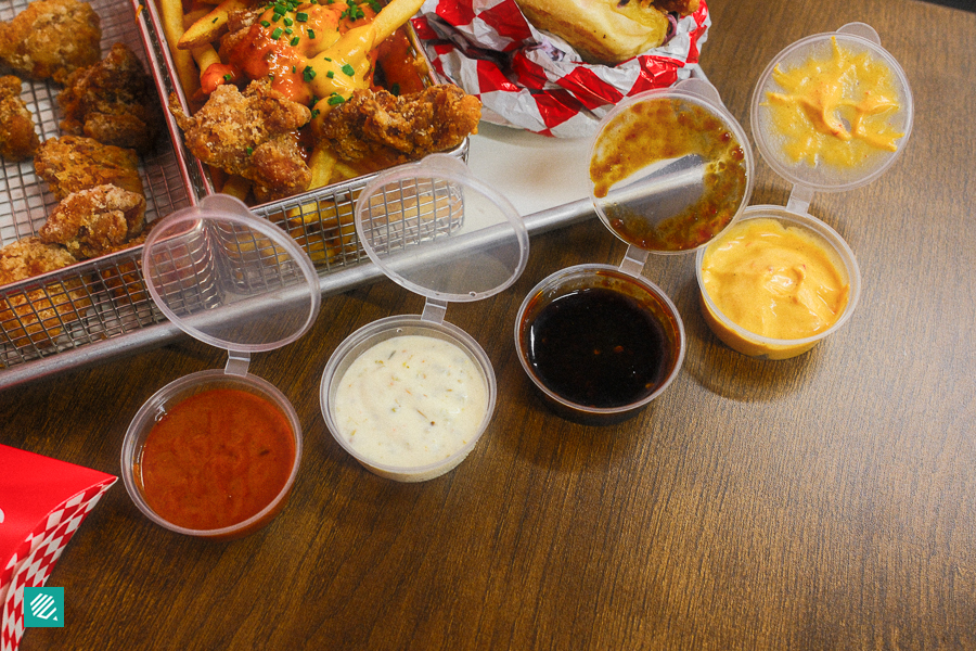 Sauces Available at Burgs