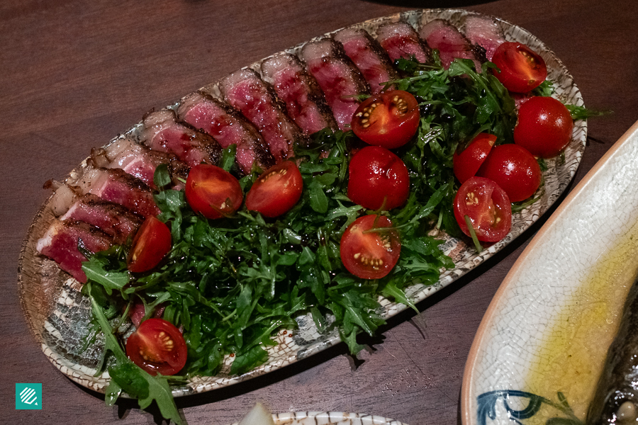 Tagliata di Manzo, Rucola e Balsamico