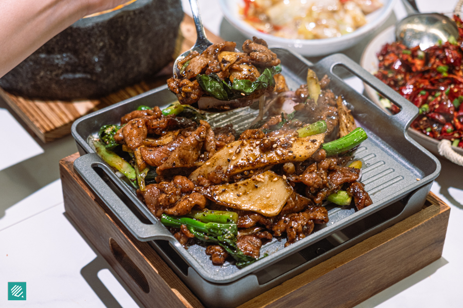 Sizzling Mulan Beef on Hotplate
