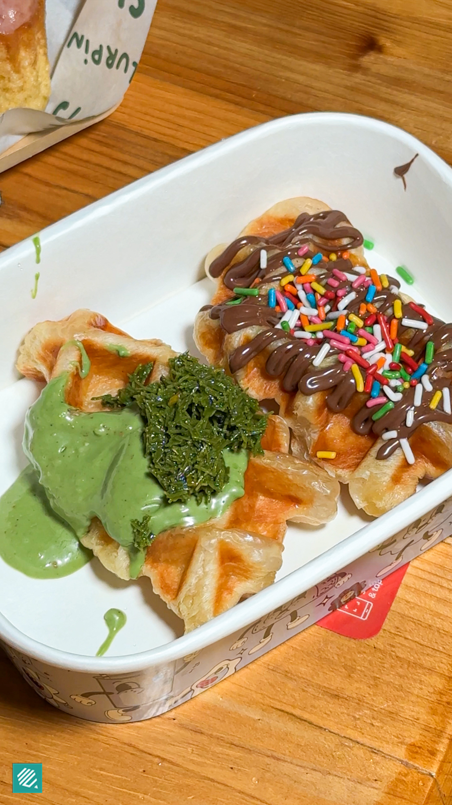 Pistachio Kunafa Croffle