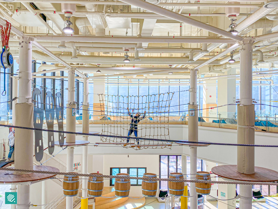 Indoor high element at Nolja Forest