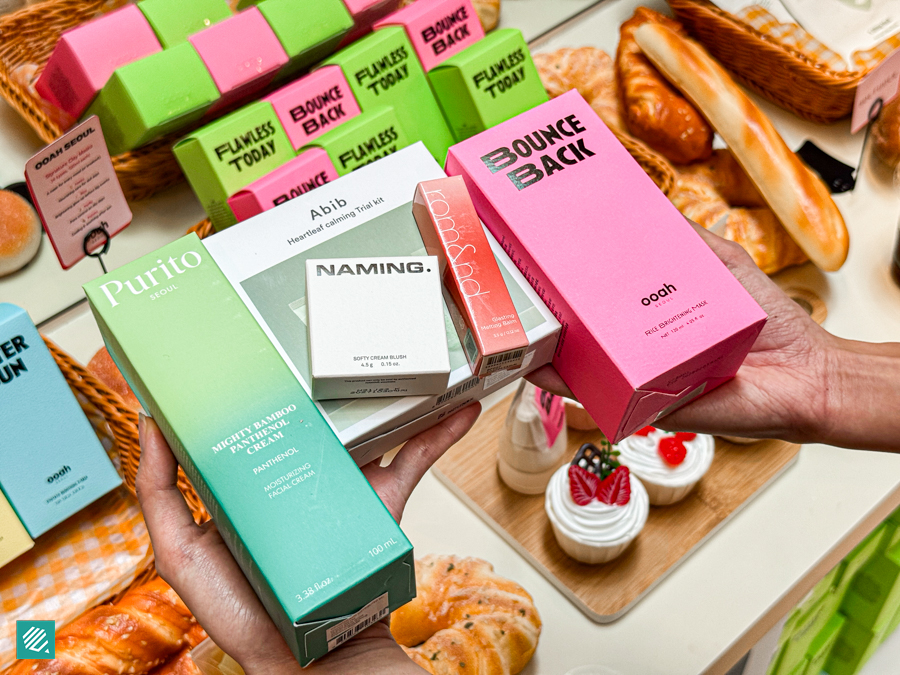 Korean beauty bundle at Beauty Bakery Pop-Up