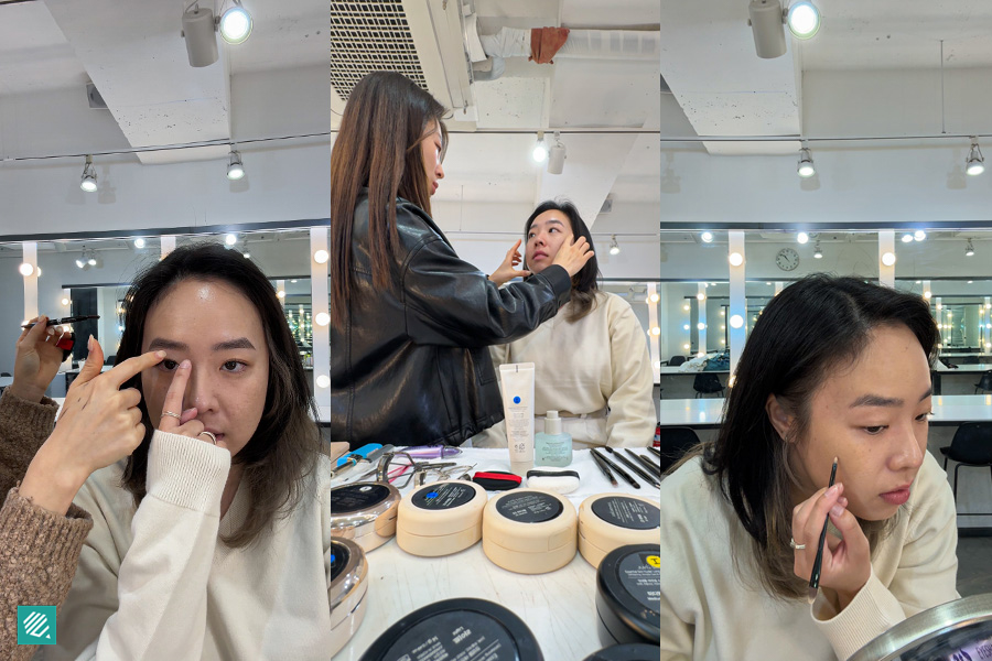 Private Korean makeup class at JUNGSAEMMOOL Art & Academy