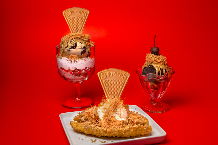 Kunafa dessert at Swensen's