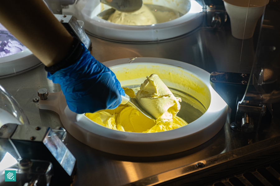 Chodang Sweet Corn tofu gelato