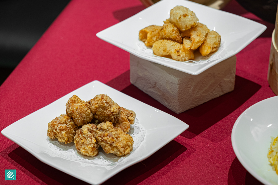 Taiwanese fried chicken and crispy battered squid