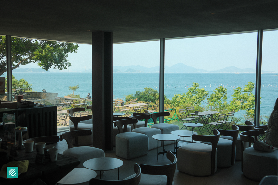 Interior of Maemiseong Castle Cafe