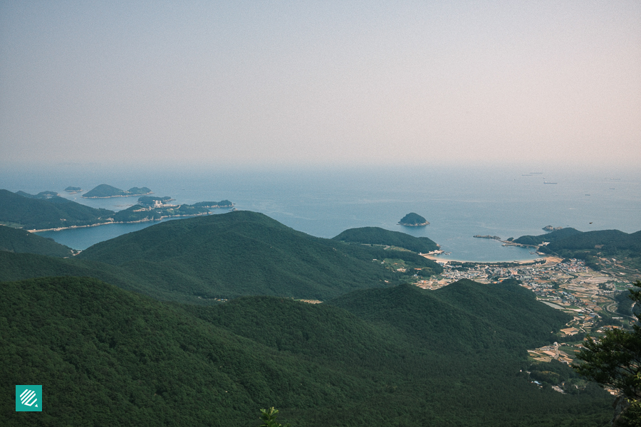 View from Boriam Temple Namhae