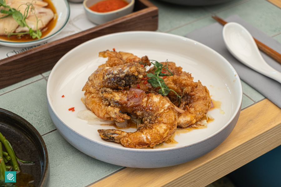 Stir Fried Prawn with Palm Sauce