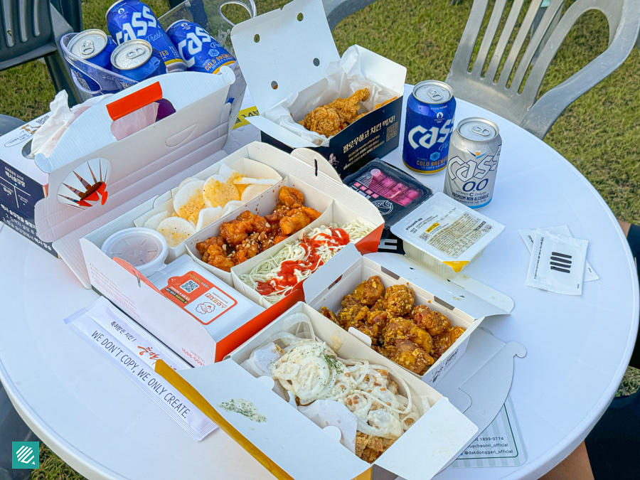 Korean fried chicken at Daegu Chimaek Festival