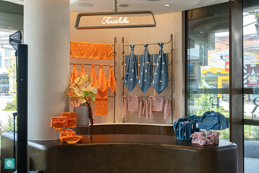 Pierre Hermé Paris Furoshiki Stand in Singapore