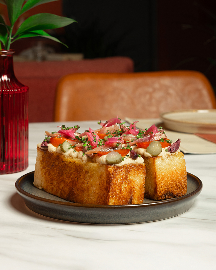 Balkan Anchovy Bruschetta
