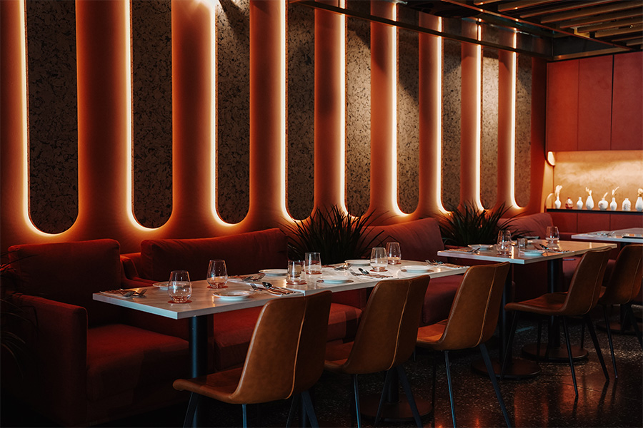 Interior of Leila Restaurant in Teck Lim Road