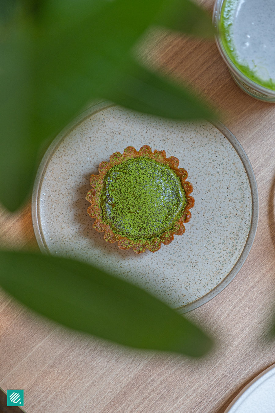 Natsuko, Matcha baked cheese tart with mochi