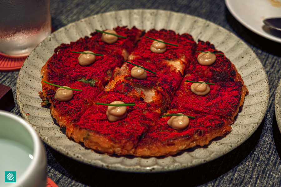 Kimchi Mozzarella Pancake