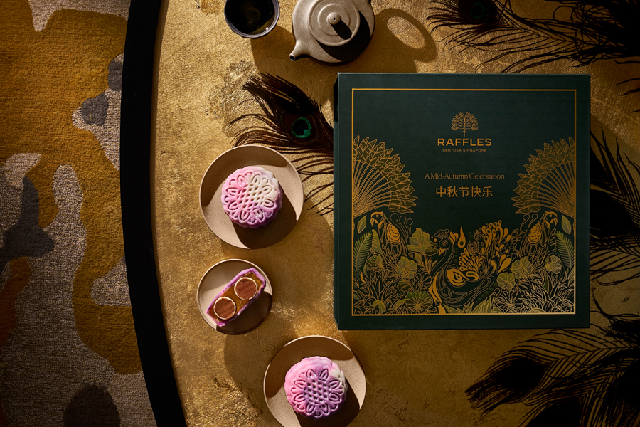 Mooncakes from Raffles Sentosa Singapore