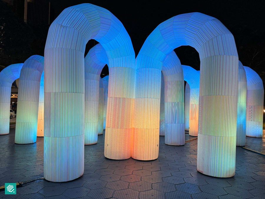 Sky Castle by ENESS at Singapore Night Festival 2025
