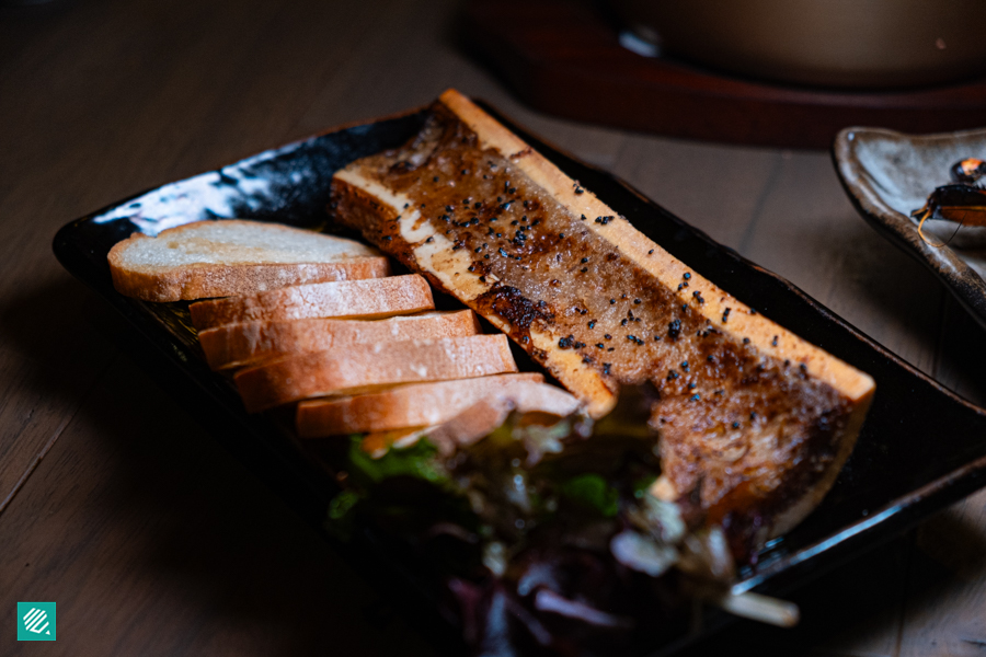 Beef Bone Marrow with Baguette Toast