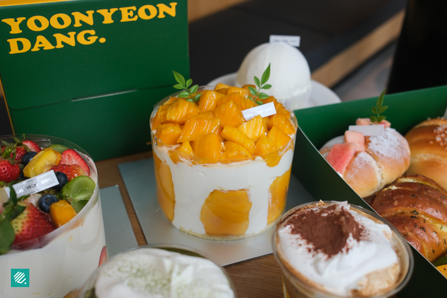 Mango Fruit Cake from Korea in Singapore