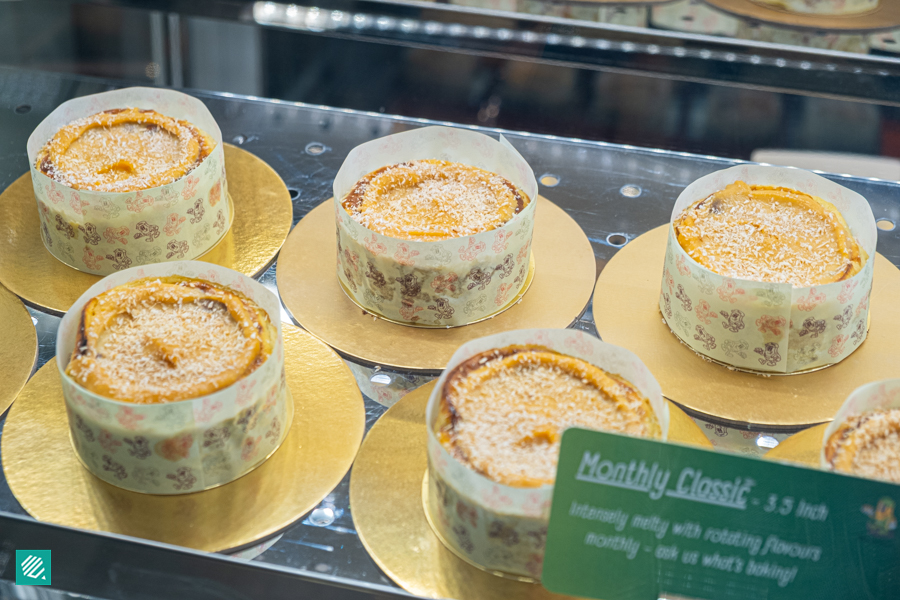 Basque cheesecakes at Basq & Bean