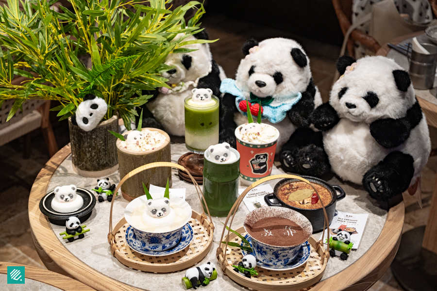 Table full of desserts and drinks 