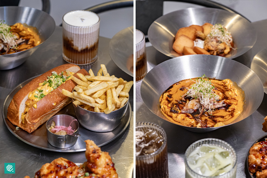 Salted Egg Ebi Roll, Surf & Turf