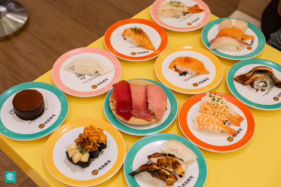 Table Full Of Sushi