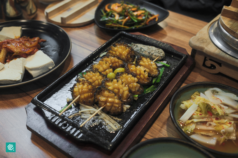 Grilled Butter Abalone from a restaurant in Jeju