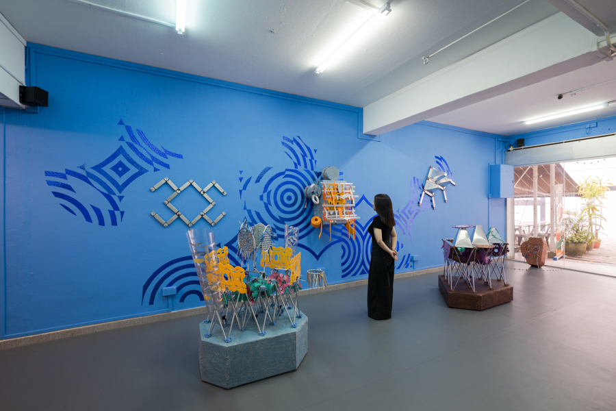 The laugh laughs at the laugh, The song sings at the song by Joo Choon Lin