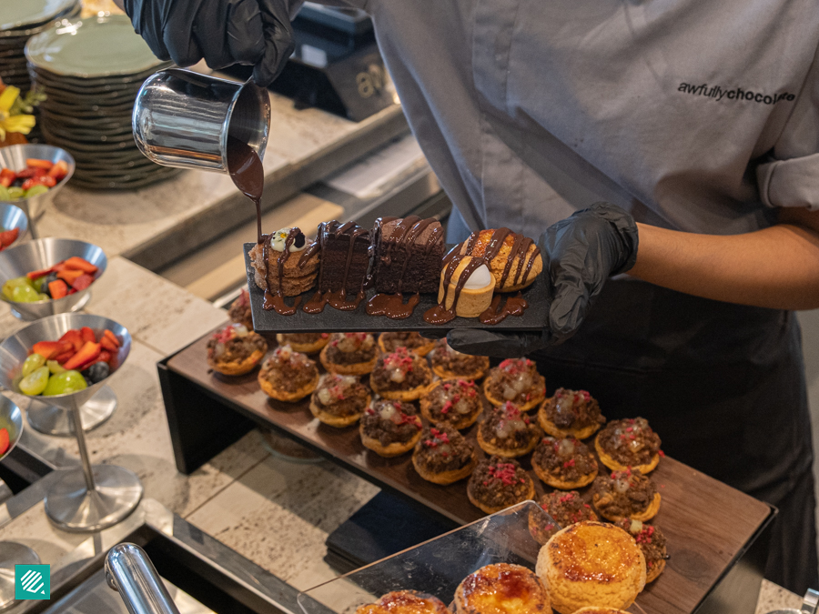 Awfully Chocolate Weekend Brunch Buffet Menu