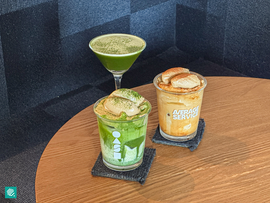 B For Bagel x Average Service Drinks