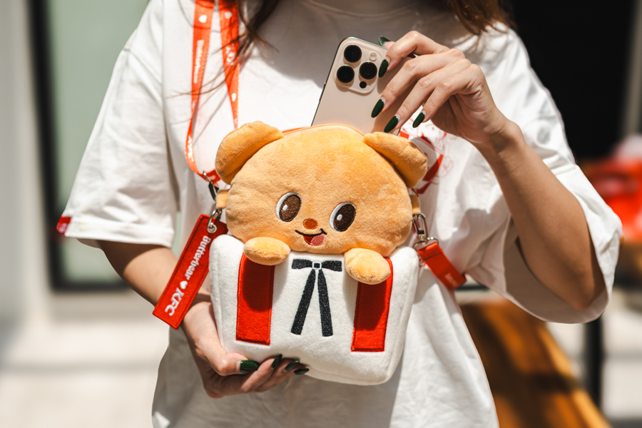 KFC x Butterbear Plush Crossbody Bag