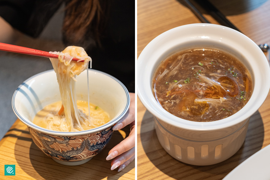 Quanzhou Seafood Braised Noodles, Fuzhou Hot & Sour Fish Maw Soup