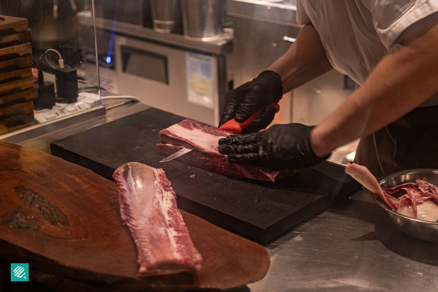 Cutting of Jjag Galbi