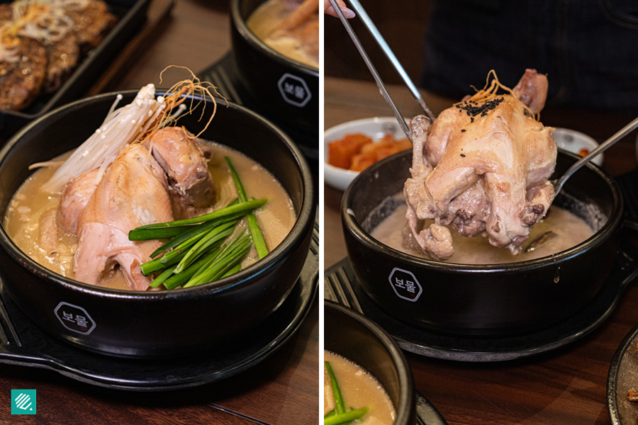 Samgyetang at Bomul Samgyetang