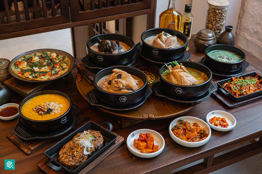 Bomul Samgyetang menu